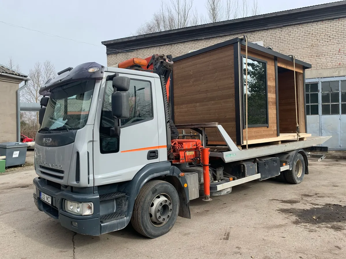 Saunamaja transport